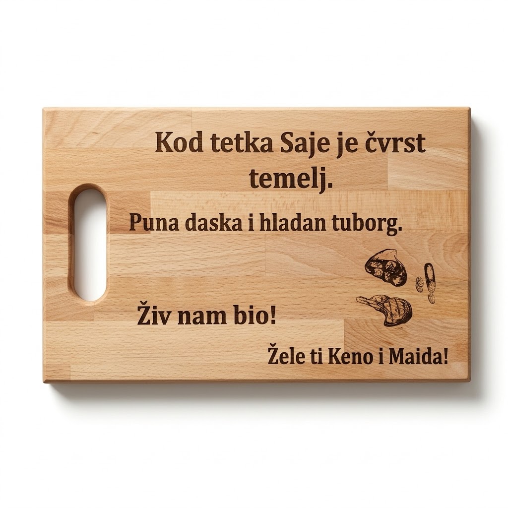 Daska sa gravurom 1