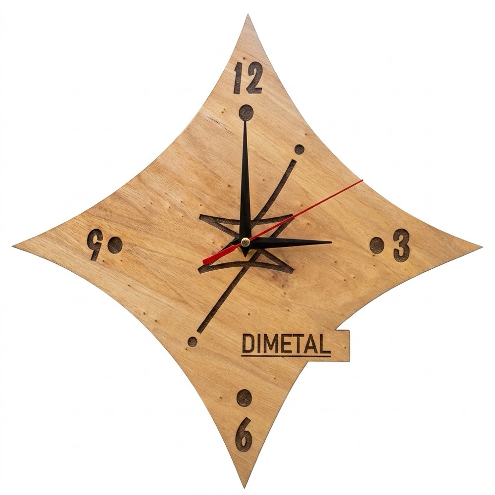 Drveni zidni sat 1