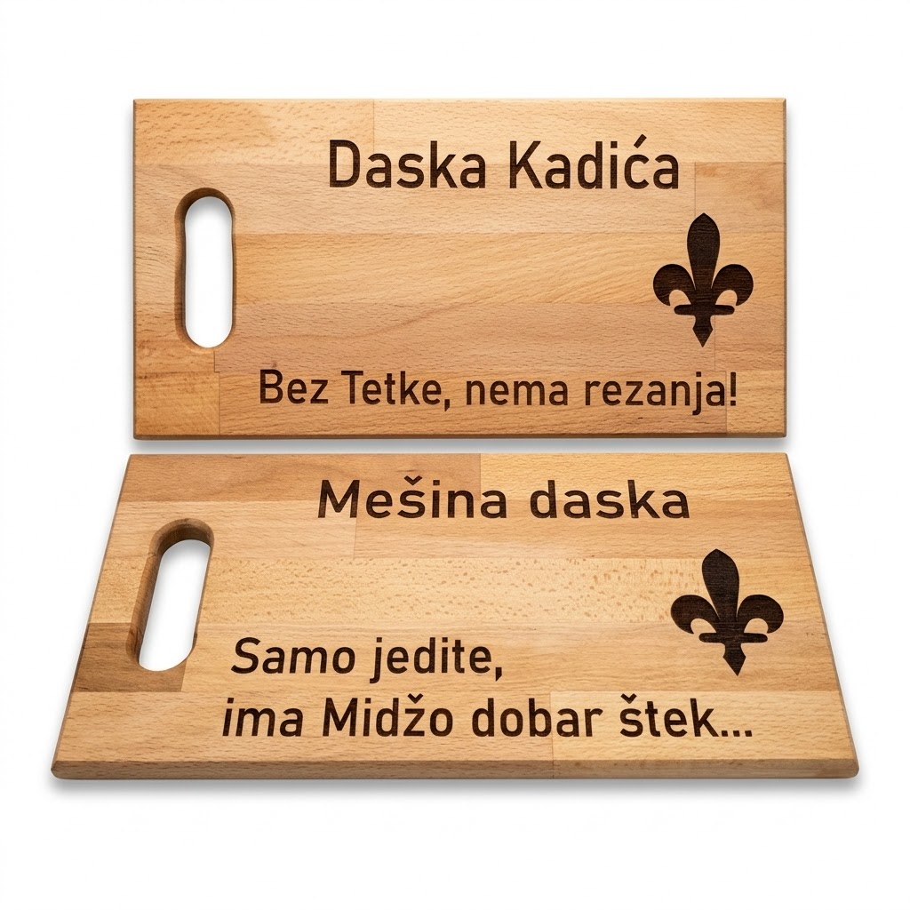 Daska za rezanje sa natpisom 1