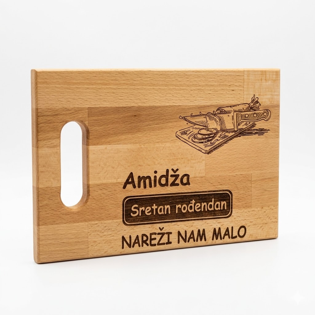 Personalizirana drvena daska – Poklon za amidžu 1
