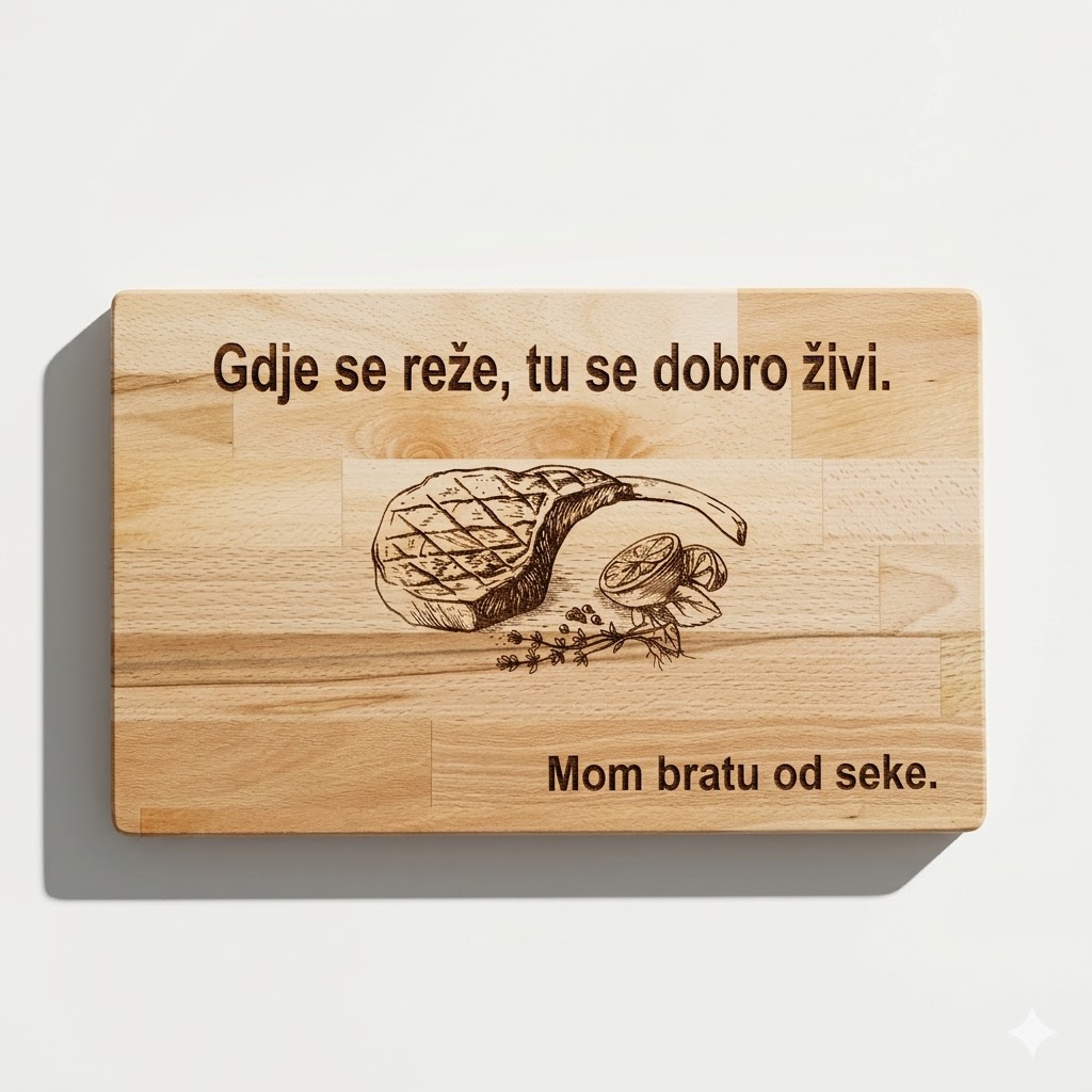 Personalizirana drvena daska 1